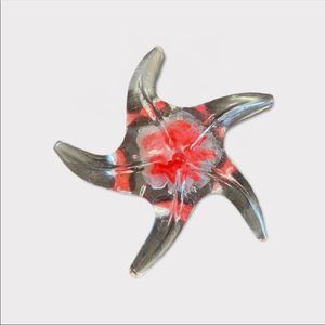 3/$15 Glow In The Dark Glass Starfish Decor